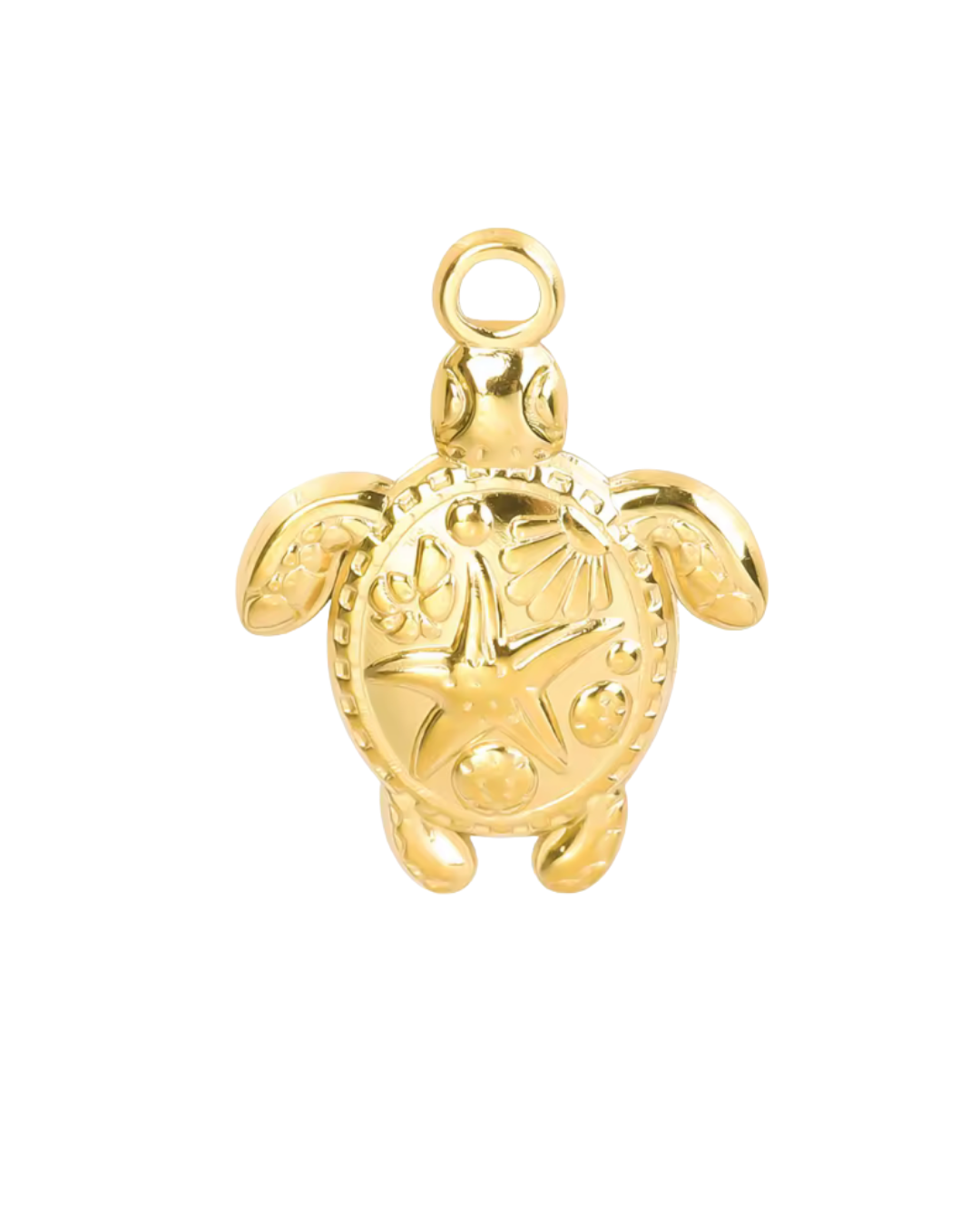 White & Gold Ocean Life - Make A Charm Bracelet or Necklace