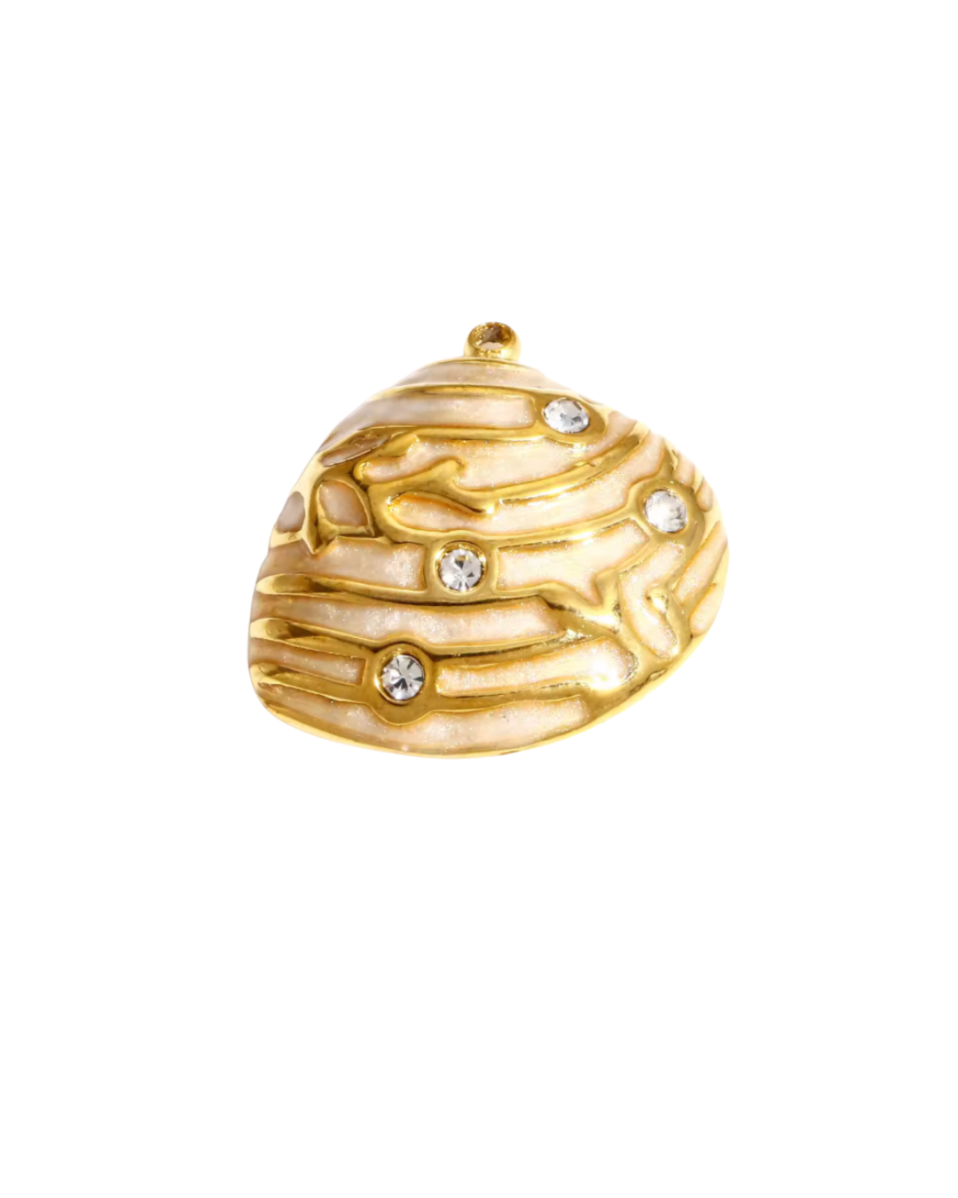 White & Gold Ocean Life - Make A Charm Bracelet or Necklace