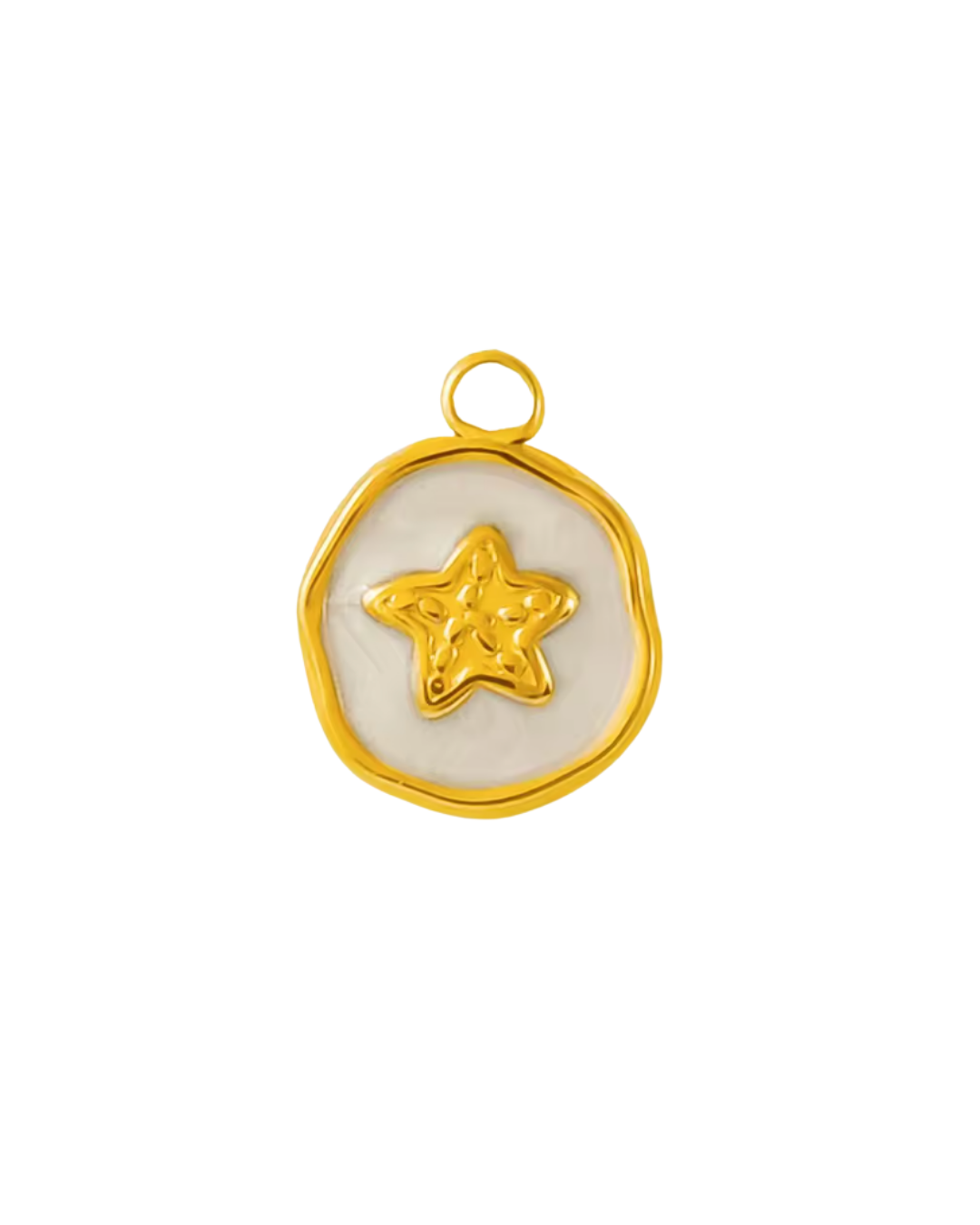 White & Gold Ocean Life - Make A Charm Bracelet or Necklace