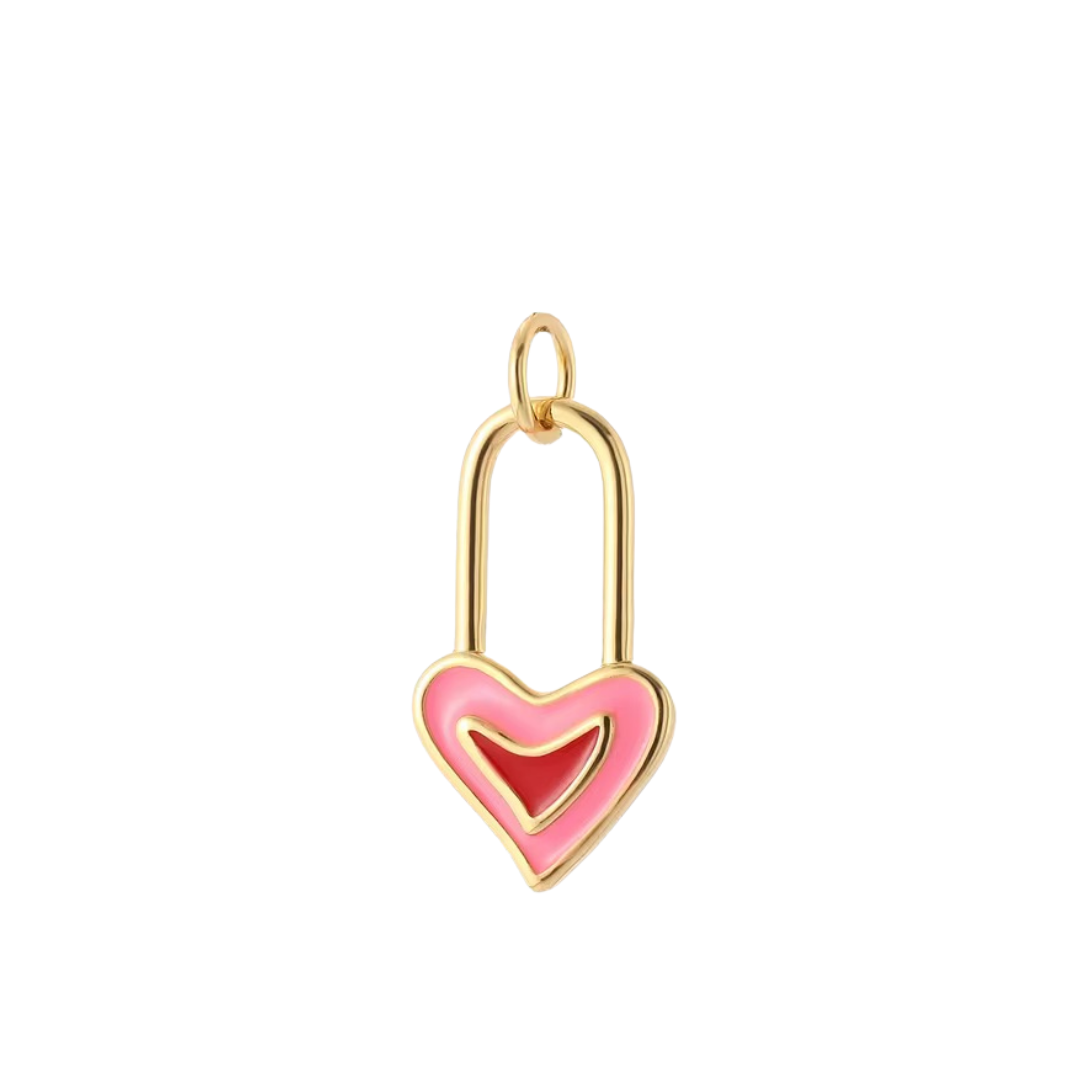 Pink & Red Heart | Charms