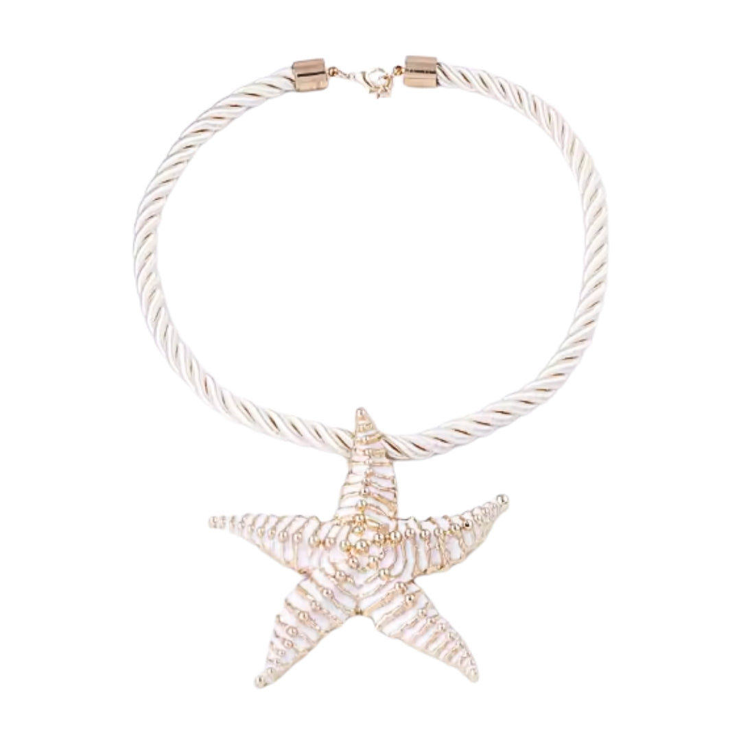 Mykonos Starfish White | Necklace
