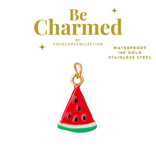 Watermelon Charm Stainless Steel 18k Gold