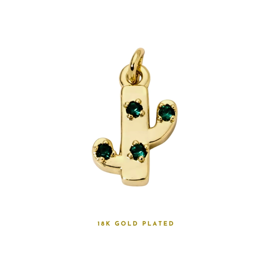 Cactus Diamante Pendant | Charms