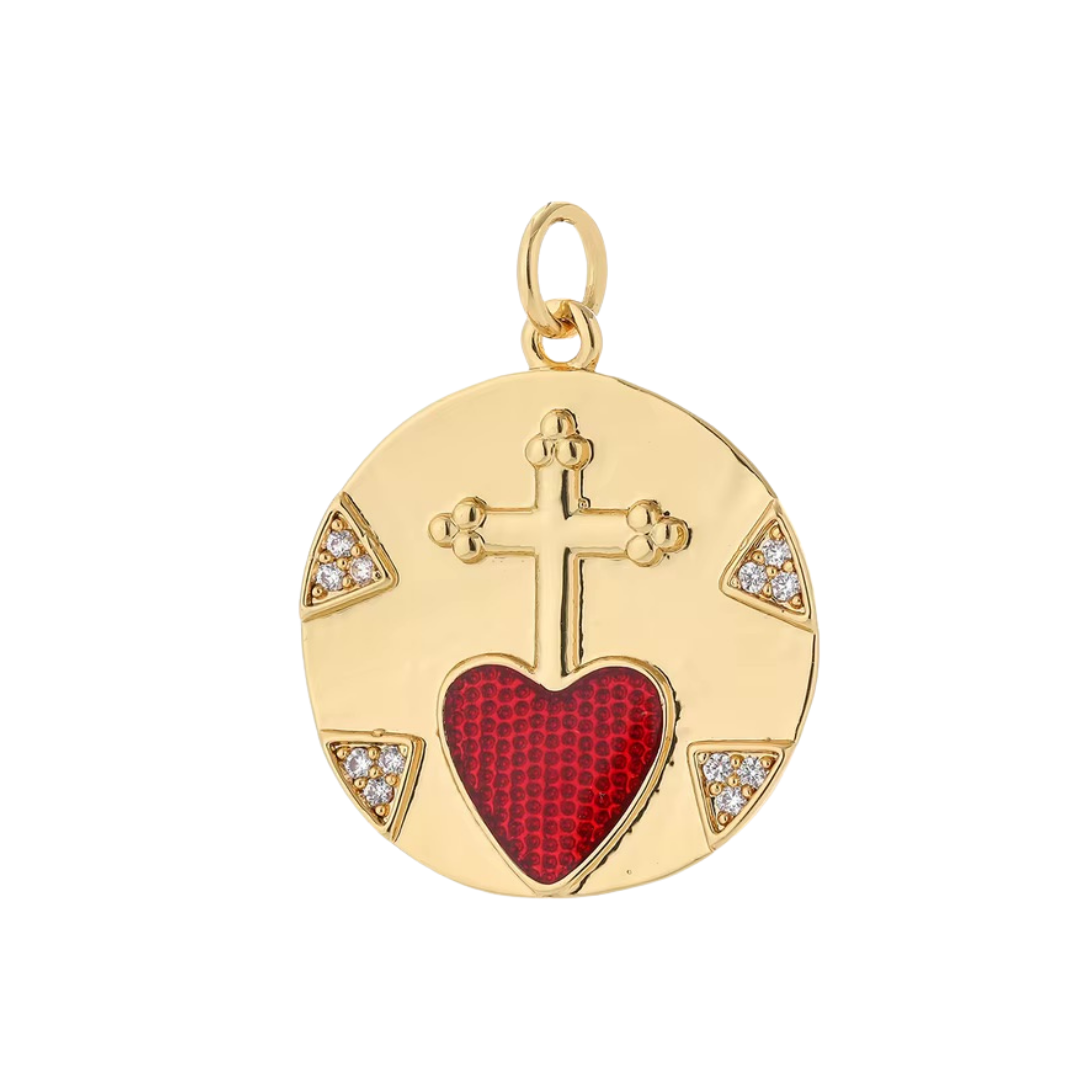 Heart & Cross Pendant | Charms