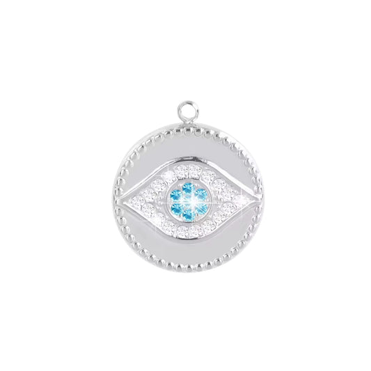 Evil Eye Charm Silver
