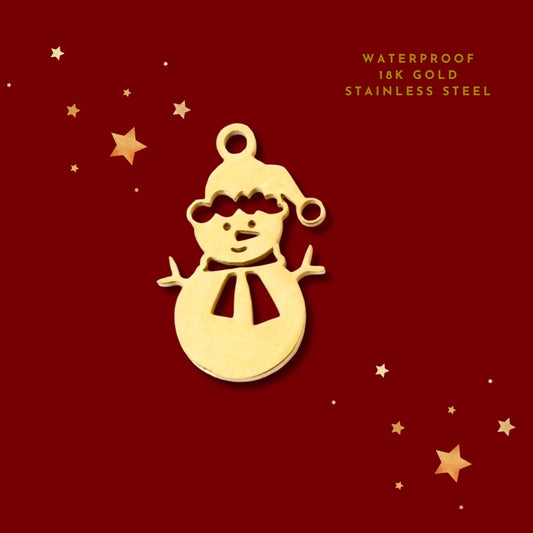 Frostie The Snowman Gold | Charm