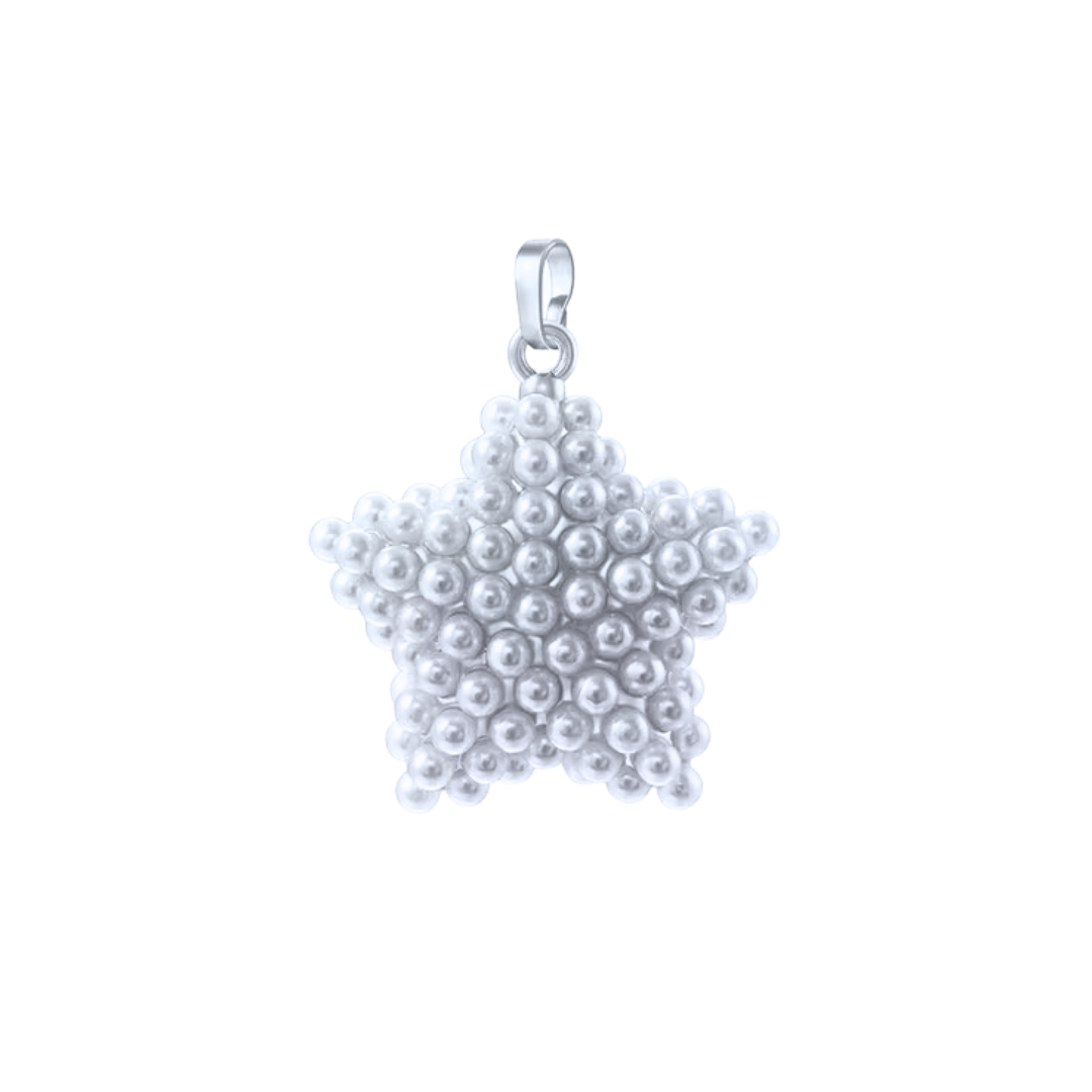 Star Pearl  Pendant Silver | Charms