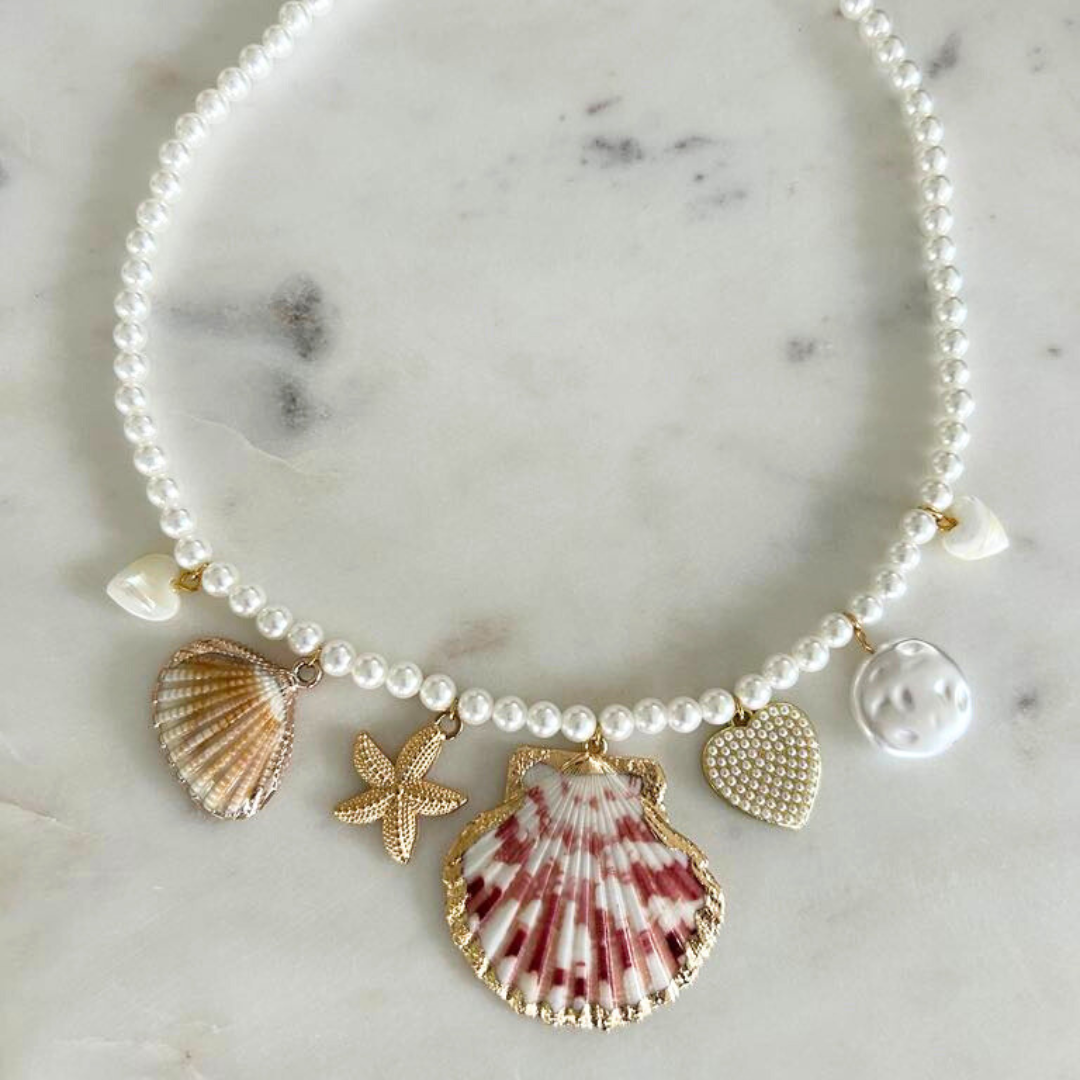 Pearl Charm Necklace