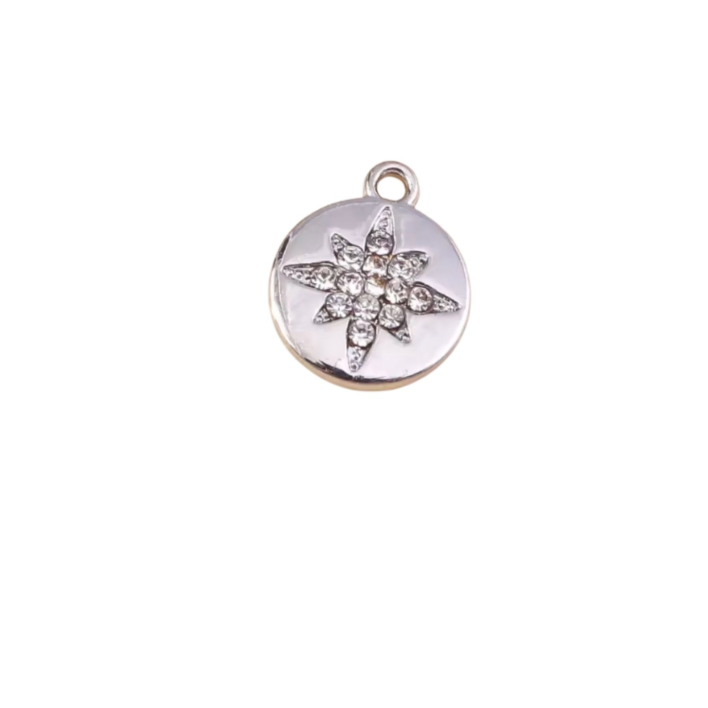 Star Pendant Charm Silver