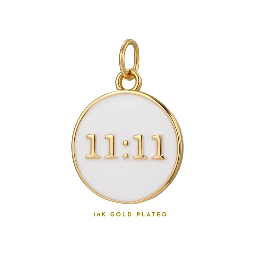 11:11 White Pendant | Charms