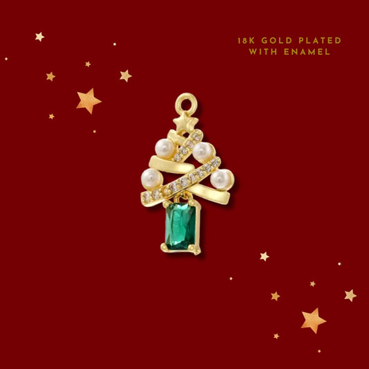 Nicholas Gold Christmas Tree | Charm