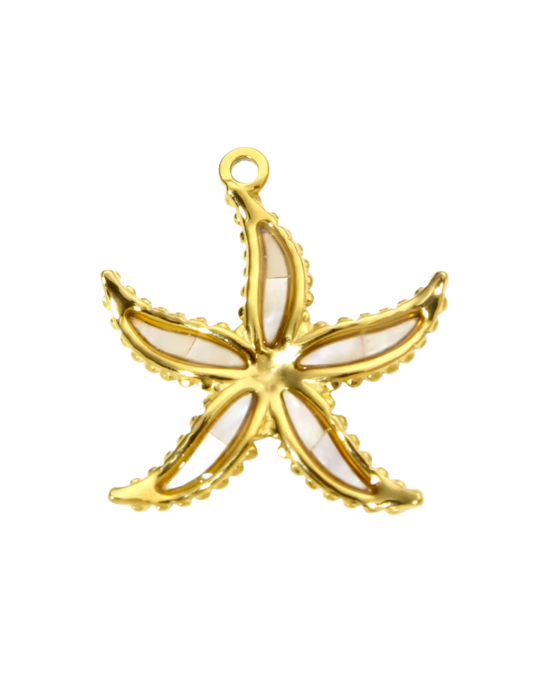 White & Gold Ocean Life - Make A Charm Bracelet or Necklace