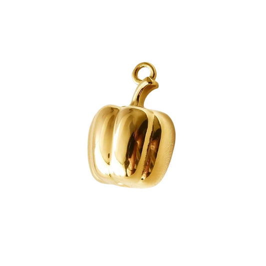 Gold Pumpkin Charm