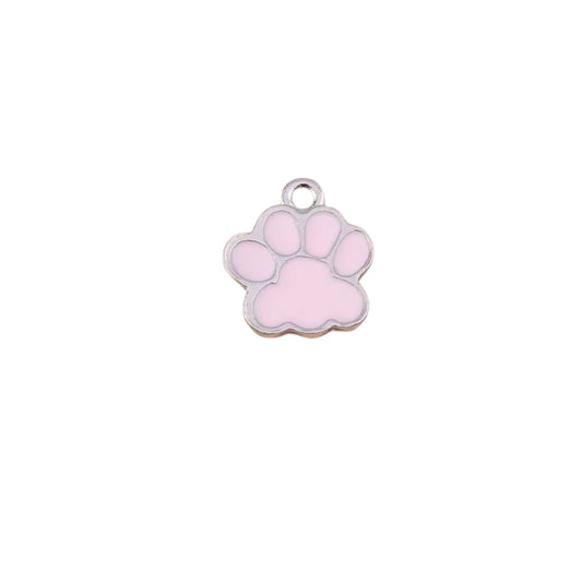 Dog Paw Charm Pink