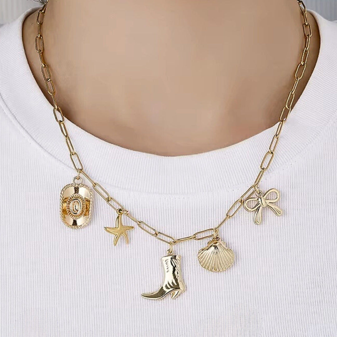 Coastal Cowboy Charm Necklace