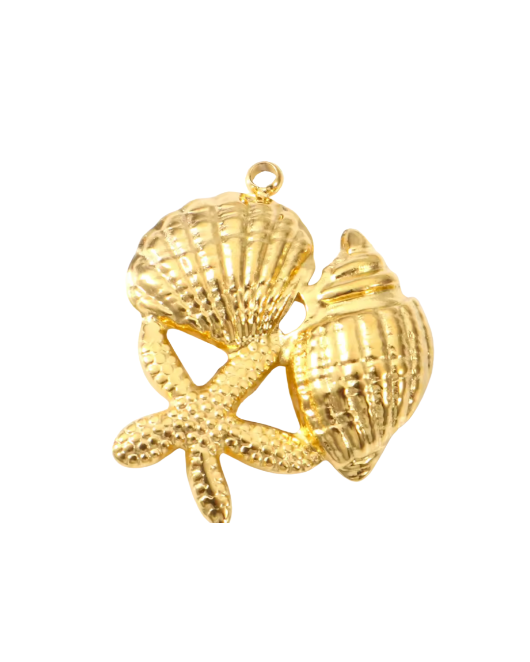 White & Gold Ocean Life - Make A Charm Bracelet or Necklace