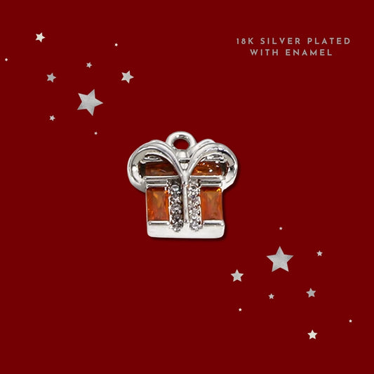 Nutmeg Present Silver | Charm