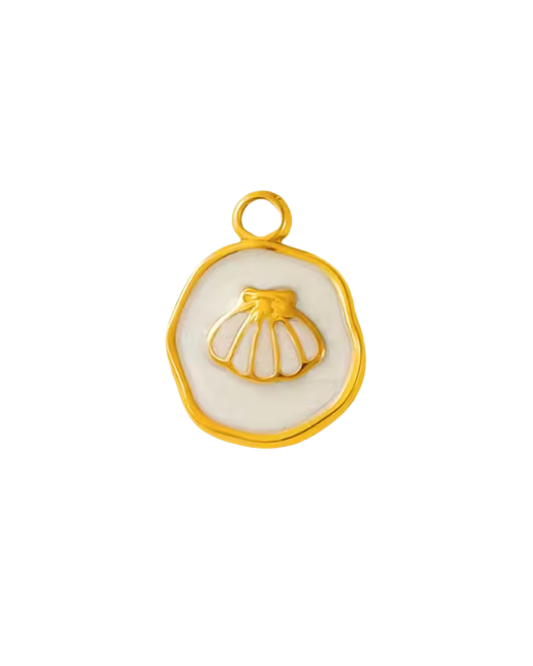 White & Gold Ocean Life - Make A Charm Bracelet or Necklace