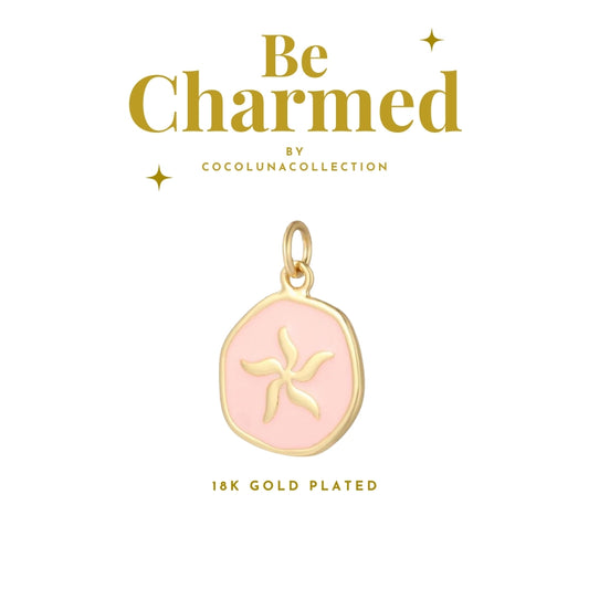 Pink Disc Starfish | Charms