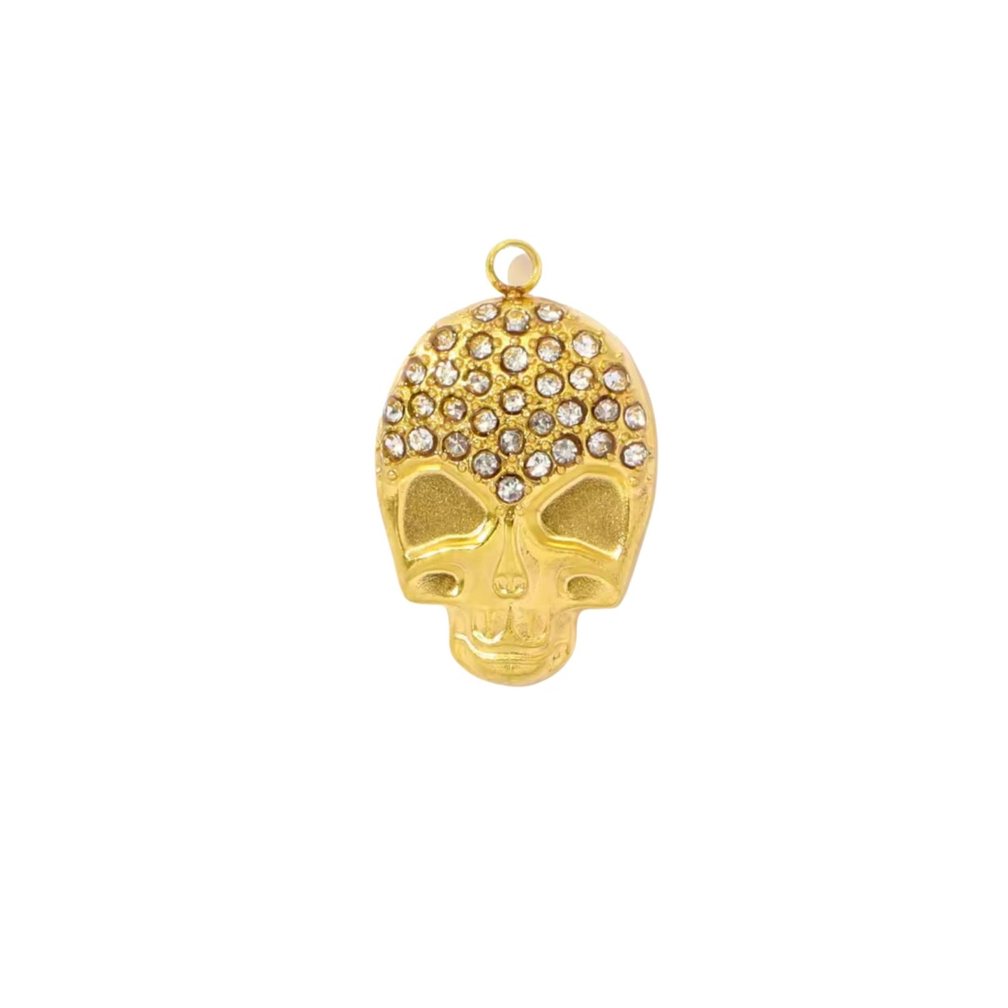 Skull Charm Gold