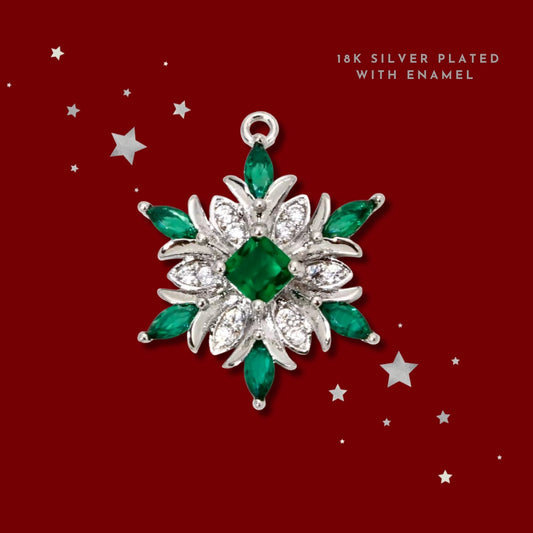Green Ice Snow Flake | Charm