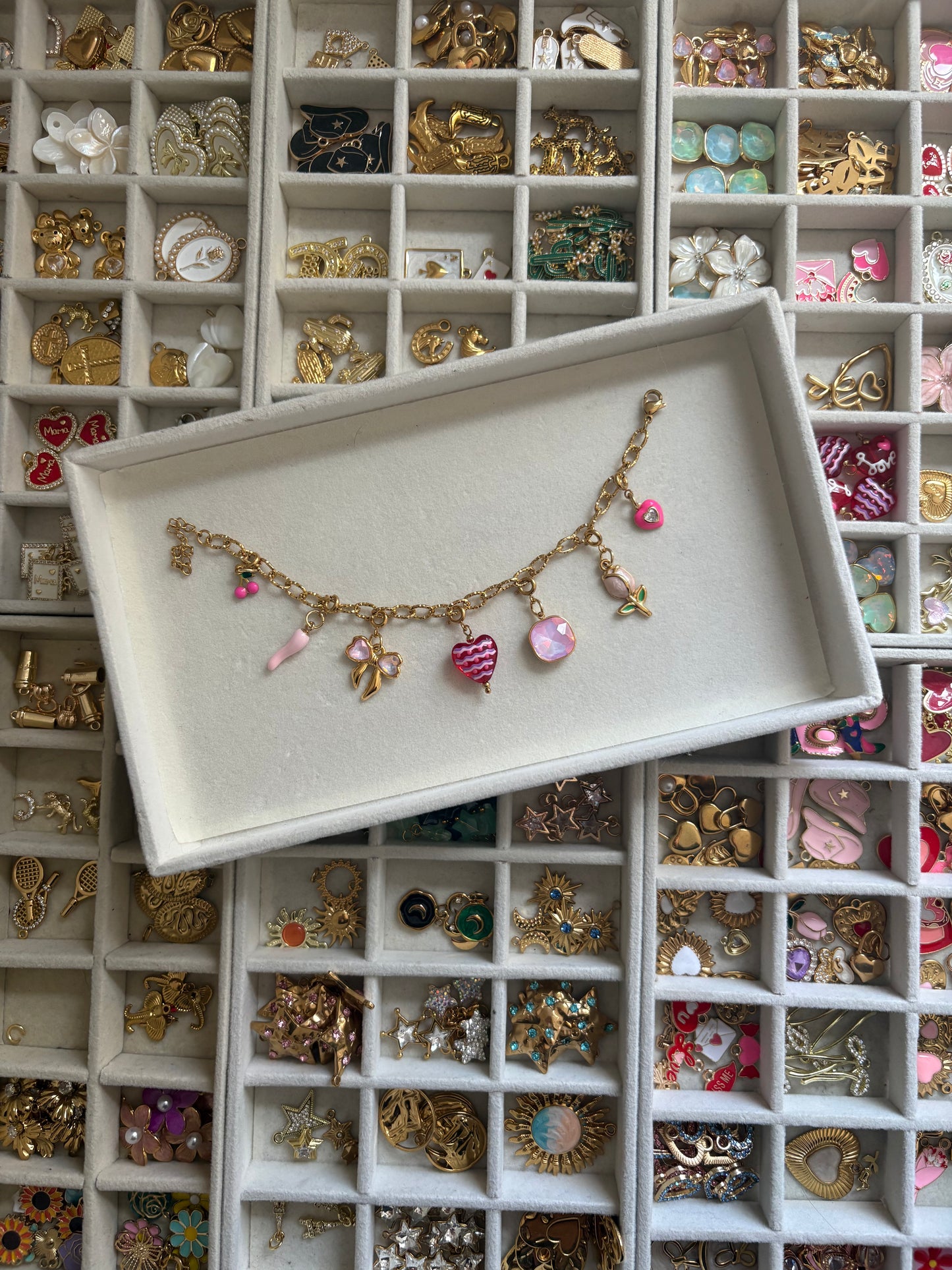 Coco Luna - Pretty In Pink Charm Bracelet