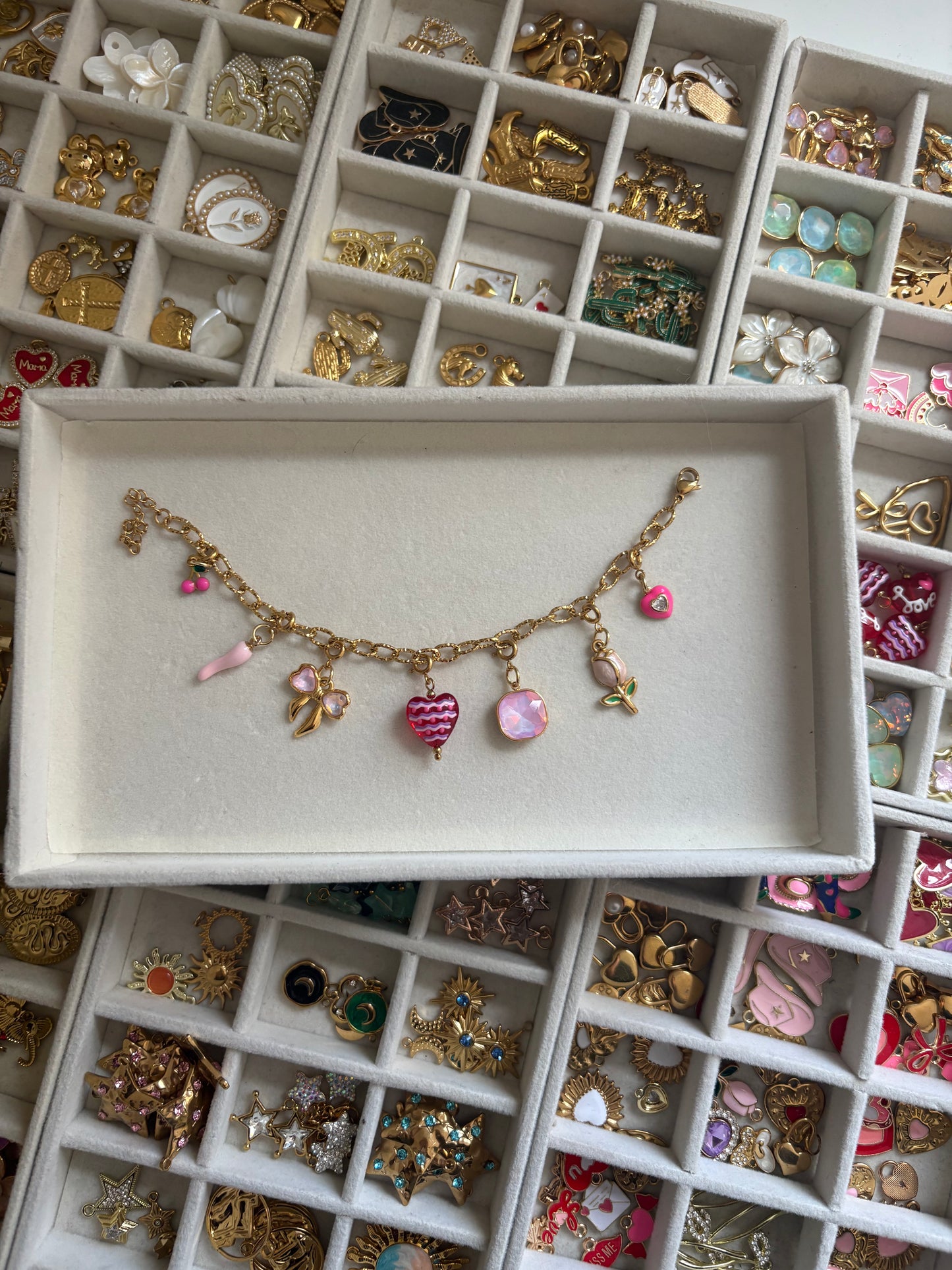 Coco Luna - Pretty In Pink Charm Bracelet