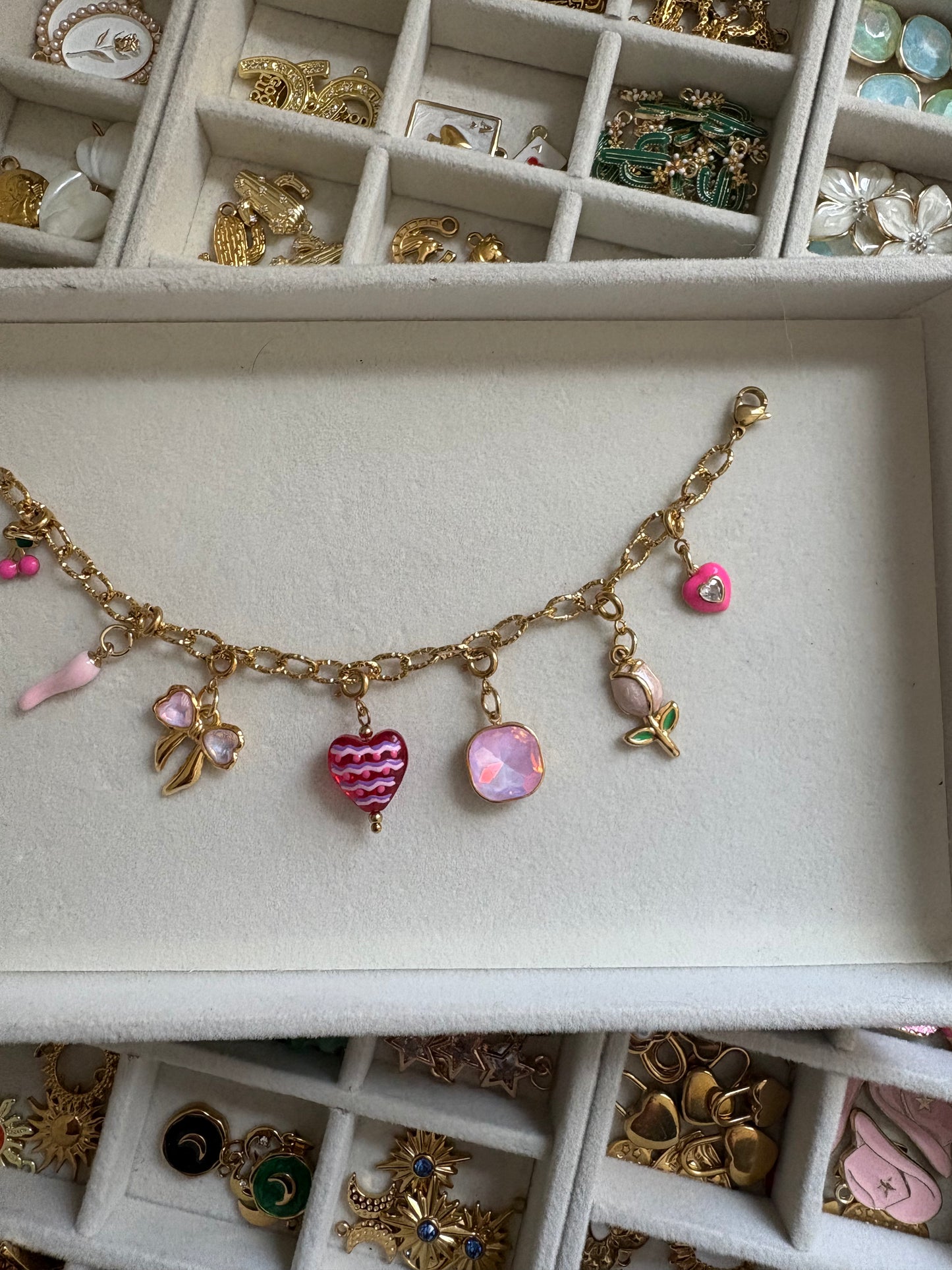 Coco Luna - Pretty In Pink Charm Bracelet