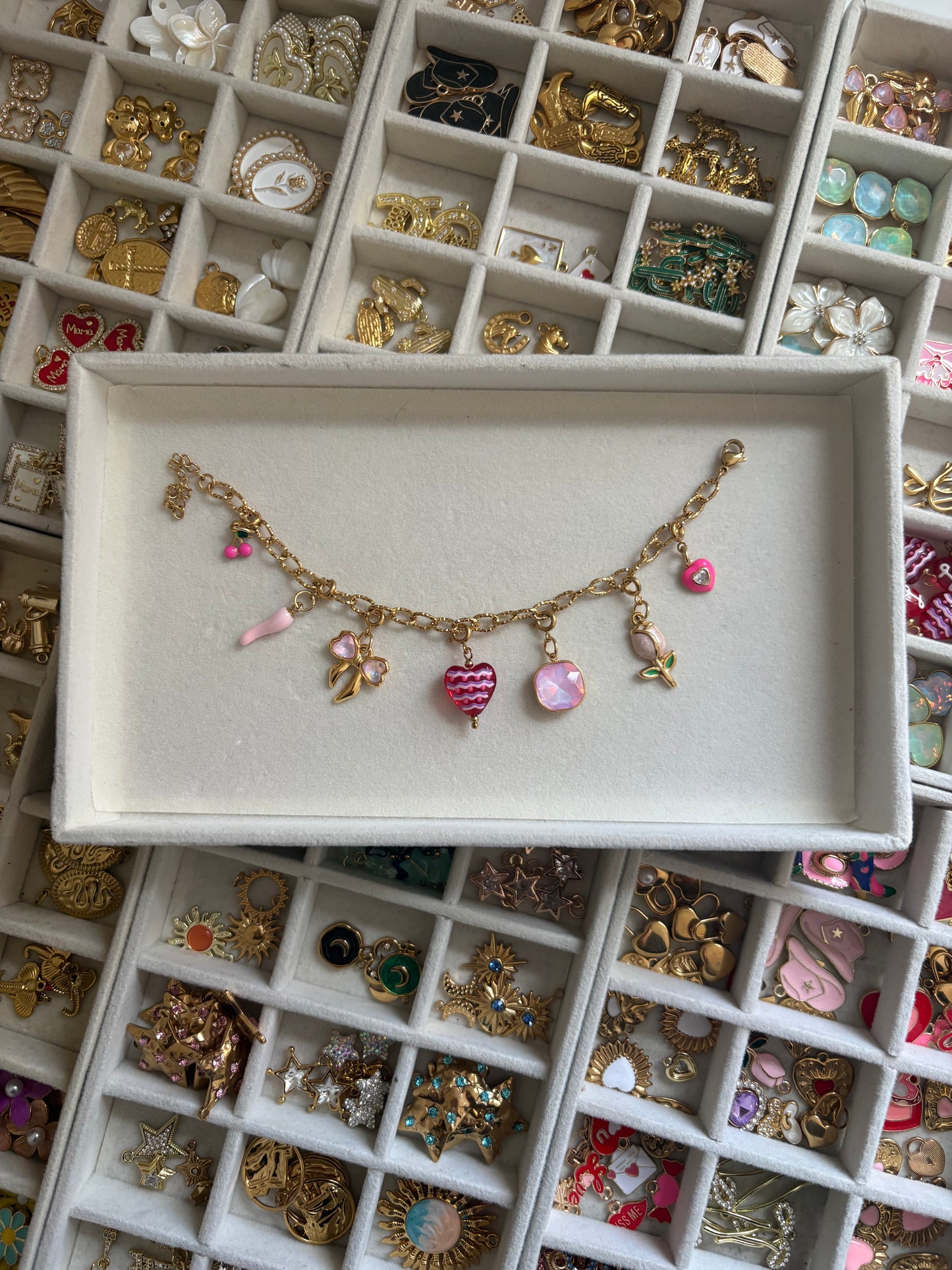 Coco Luna - Pretty In Pink Charm Bracelet