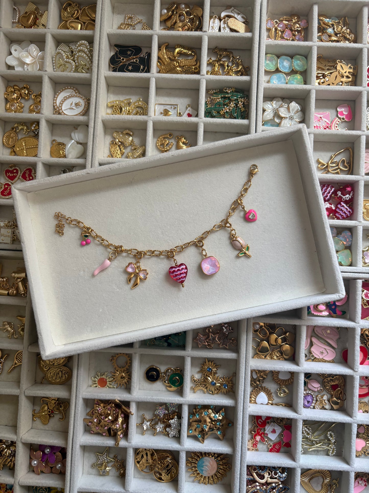 Coco Luna - Pretty In Pink Charm Bracelet