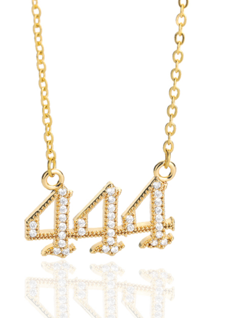 Angle Numbers Necklace