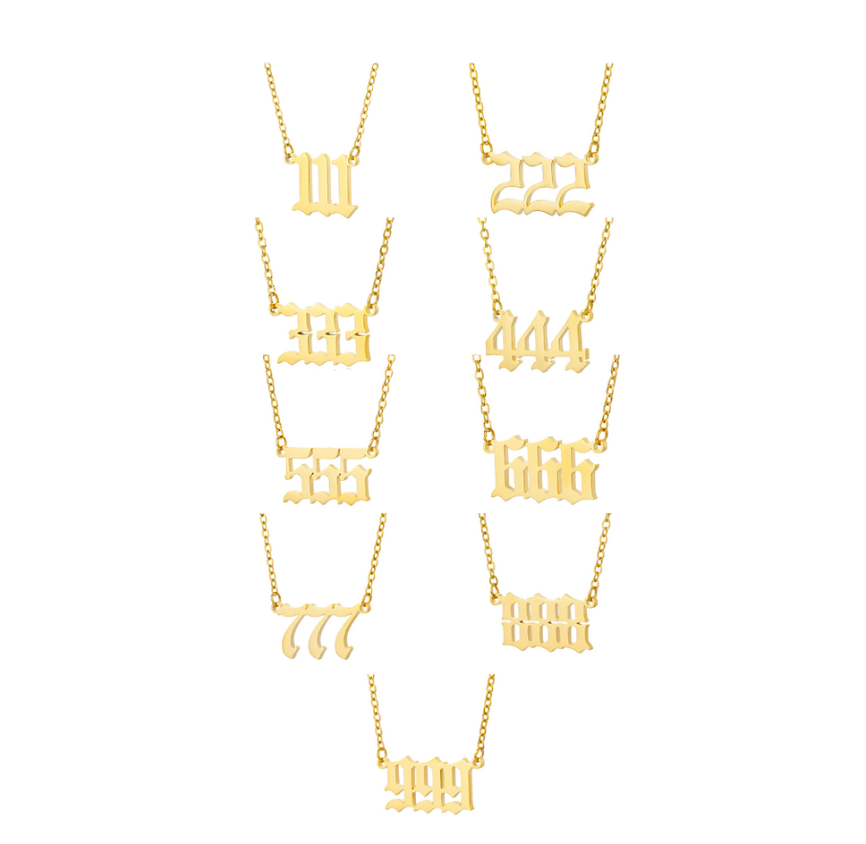 Angel Numbers Necklace