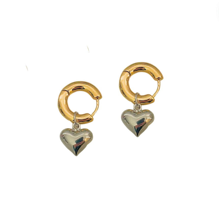 Heart Hoops | Earrings