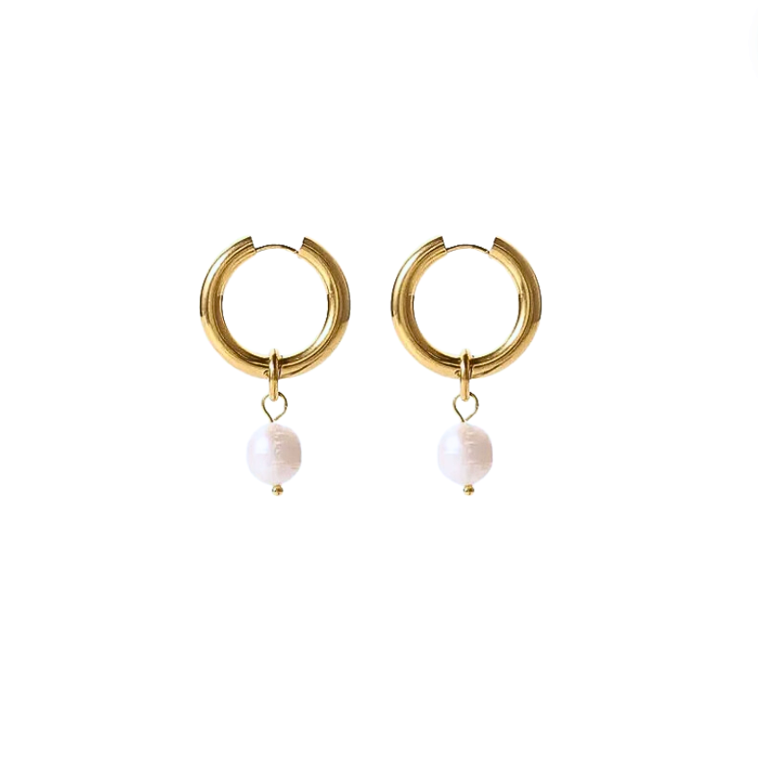 Single Pearl Drop | Earrings