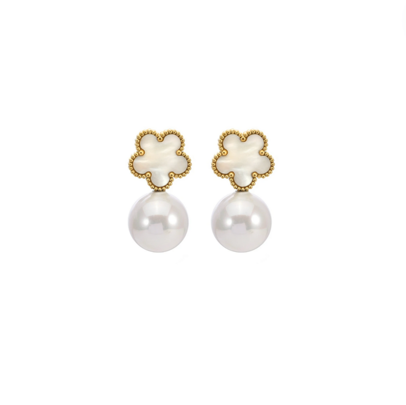 Clover Pearl | Earrings