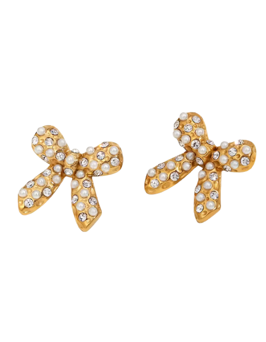 Pearla Bow | Earrings