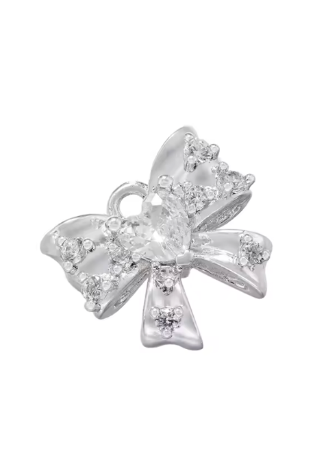 Heart Bow | Charms Silver