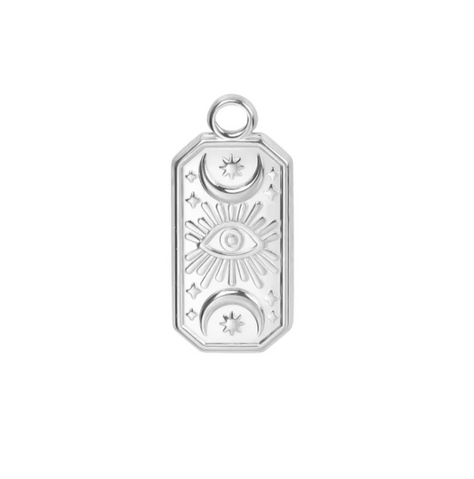 Silver Evil Eye Pendant