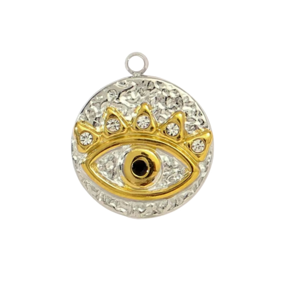 Silver & Gold Evil Eye