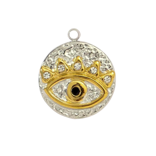 Silver & Gold Evil Eye