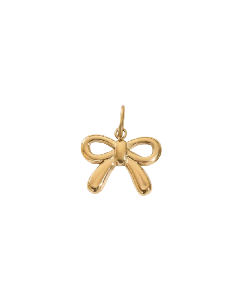 Gold Bow Charm