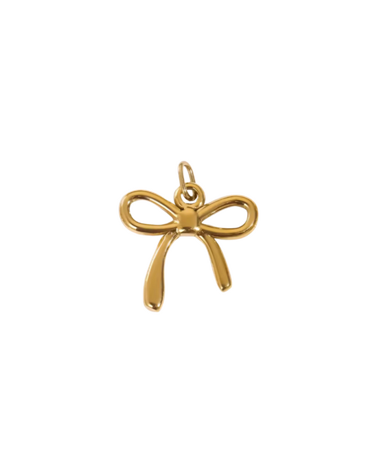 Gold Bow Charm