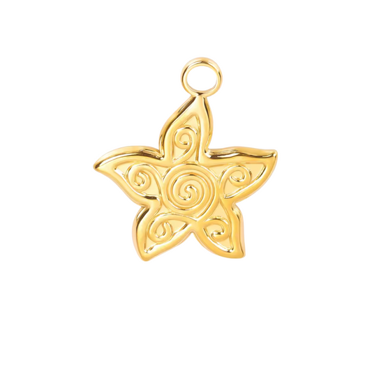 Starfish Gold Charm