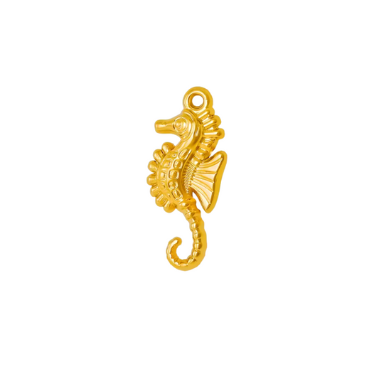Seahorse Charm Gold