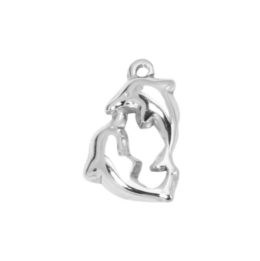 Dolphin Charm Silver