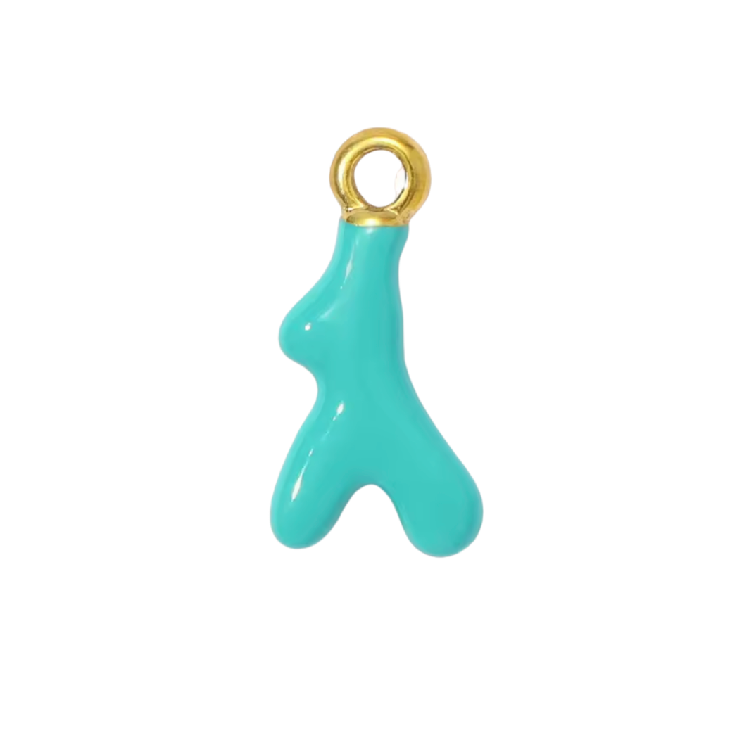Coral Charm Gold & Blue
