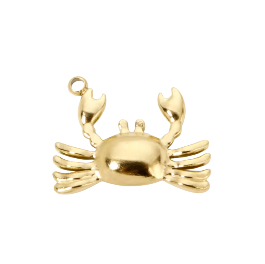 Crab Charm Gold