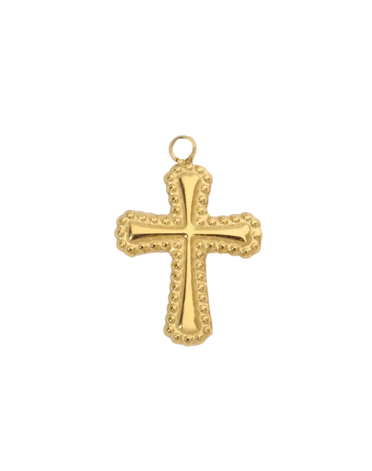 Cross Charm Gold