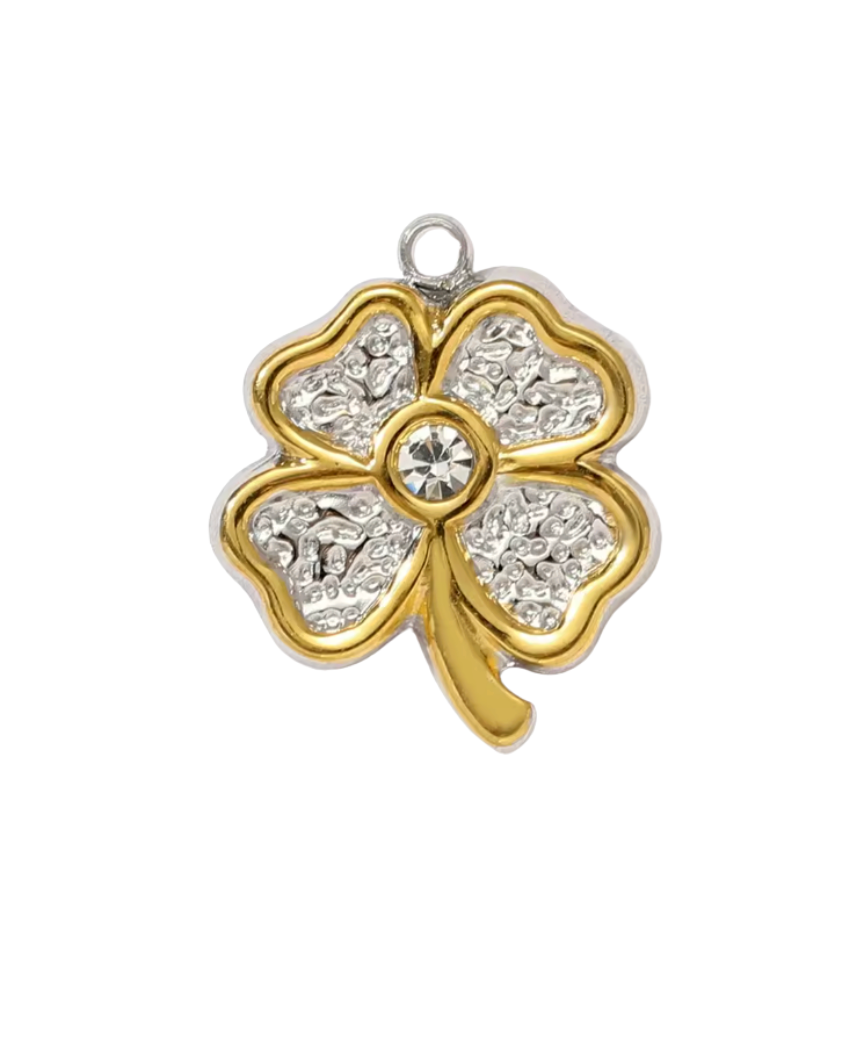 Clover Charm Gold & Silver