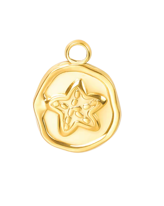 Starfish Pendant Gold